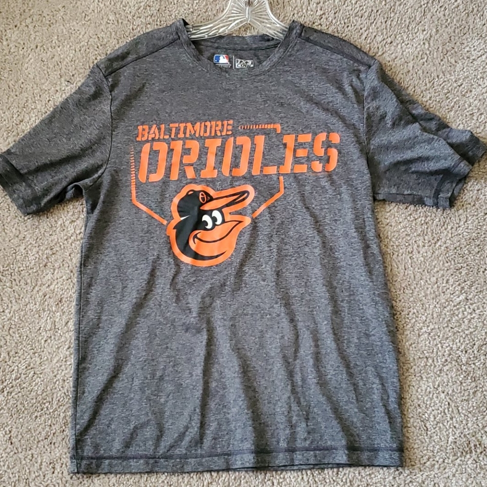 Gray Baltimore Orioles T-shirt